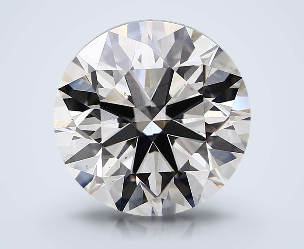 7.04ct G VS2 Rare Carat Ideal Cut Round Lab Grown Diamond