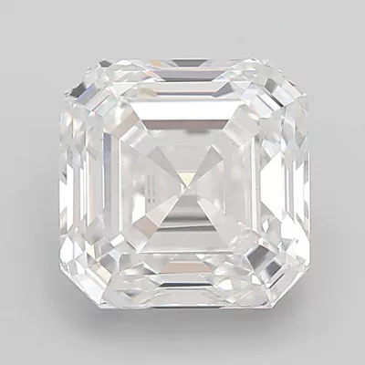 5.01ct E VS1 Rare Carat Ideal Cut Asscher Lab Grown Diamond