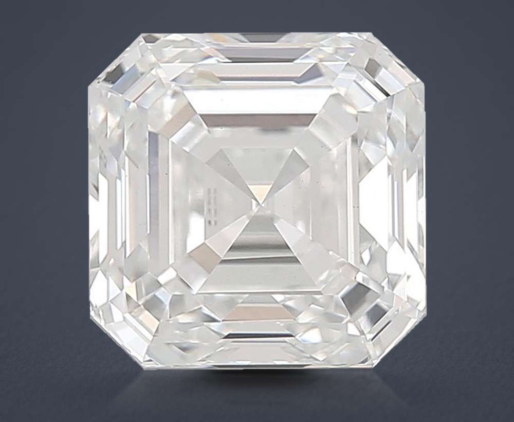 5.01ct E VS1 Rare Carat Ideal Cut Asscher Lab Grown Diamond