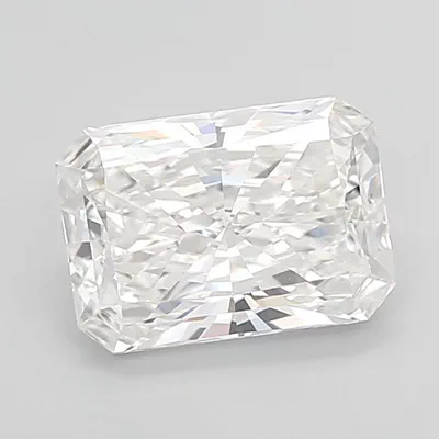 4.00ct F VVS2 Rare Carat Ideal Cut Radiant Lab Grown Diamond