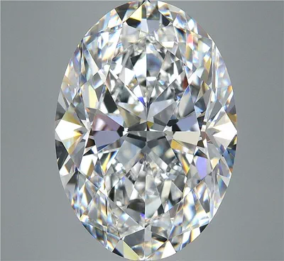 10.05ct E FL Rare Carat Ideal Cut Oval Diamond