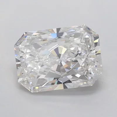 0.96ct E VVS2 Rare Carat Ideal Cut Radiant Lab Grown Diamond