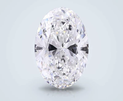 15.00ct F VVS2 Rare Carat Ideal Cut Oval Lab Grown Diamond