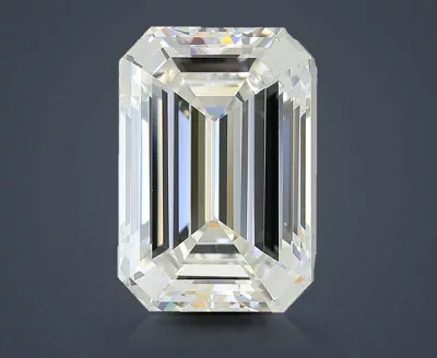 7.05ct F VS1 Rare Carat Ideal Cut Emerald Lab Grown Diamond