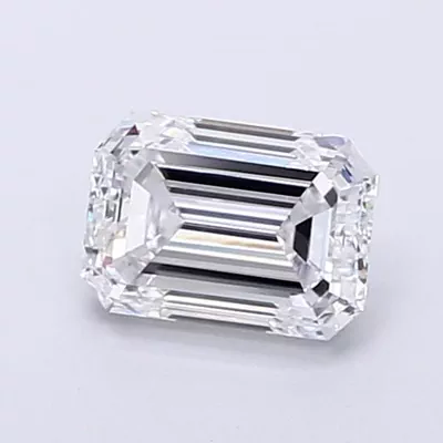 1.14ct D VVS2 Very Good Cut Emerald Lab Grown Diamond