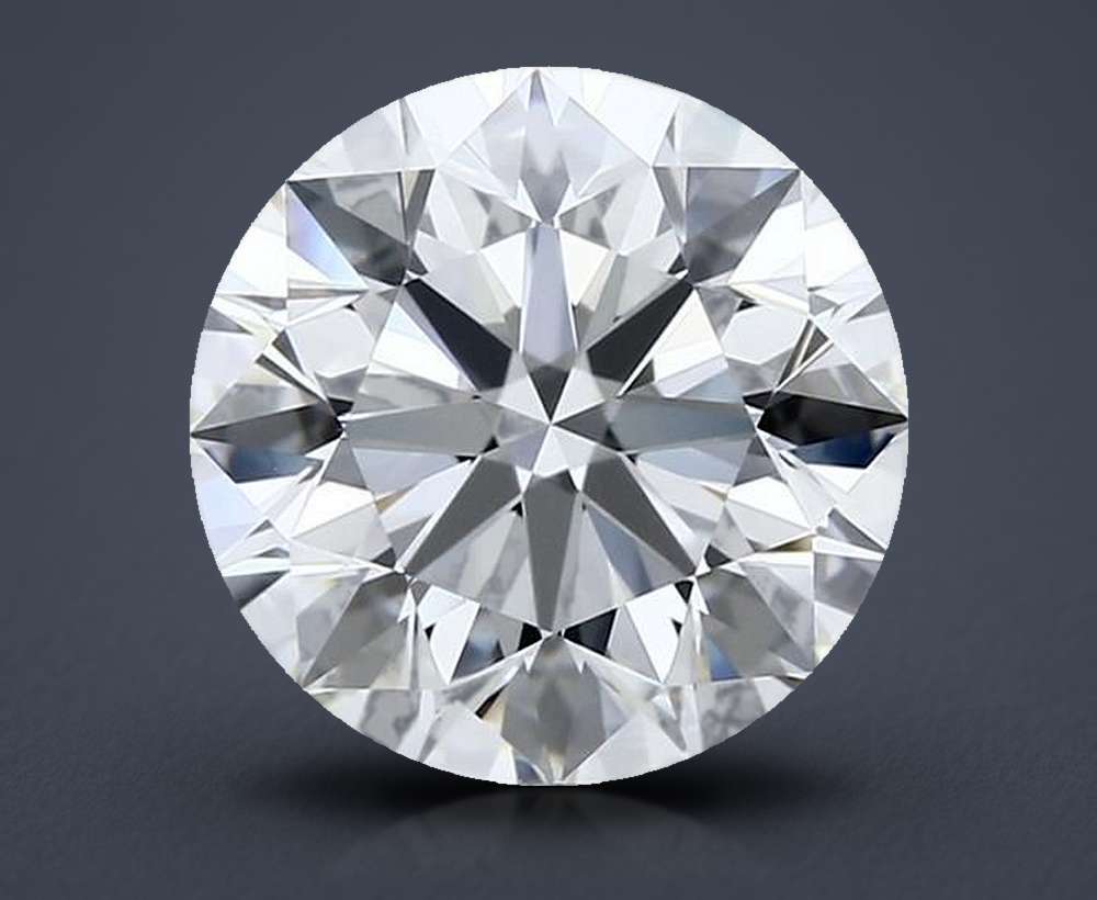 3.40ct J VVS2 Rare Carat Ideal Cut Round Diamond