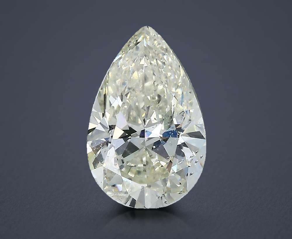 2.28ct K SI2 Rare Carat Ideal Cut Pear Diamond