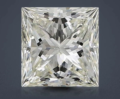 2.06ct K SI2 Very Good Cut Princess Diamond