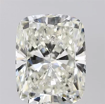 5.01ct J SI1 Very Good Cut Cushion Diamond