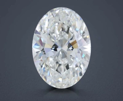 1.69ct F VS2 Rare Carat Ideal Cut Oval Lab Grown Diamond
