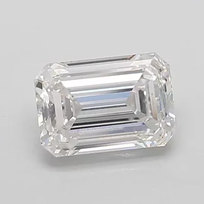 3.58ct F VS1 Rare Carat Ideal Cut Emerald Lab Grown Diamond