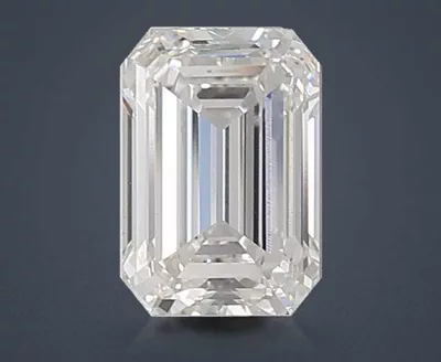 3.58ct F VS1 Rare Carat Ideal Cut Emerald Lab Grown Diamond