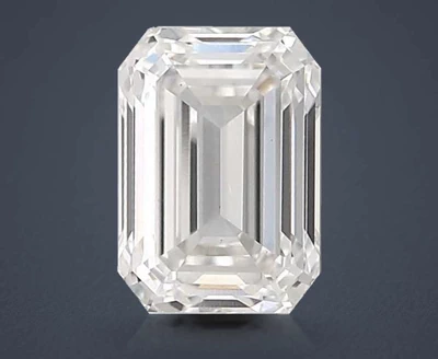 10.04ct F VS1 Rare Carat Ideal Cut Emerald Lab Grown Diamond