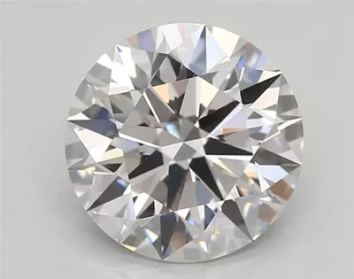 3.27ct D VVS2 Rare Carat Ideal Cut Round Lab Grown Diamond