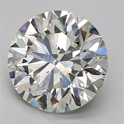 2.69ct J SI1 Rare Carat Ideal Cut Round Diamond