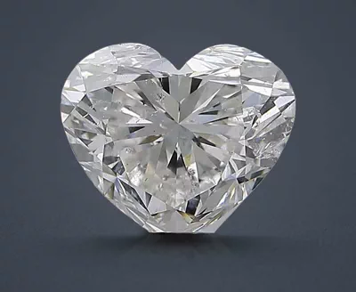 3.01ct H SI2 Rare Carat Ideal Cut Heart Diamond