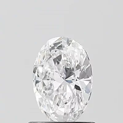 0.79ct D VVS1 Rare Carat Ideal Cut Oval Lab Grown Diamond