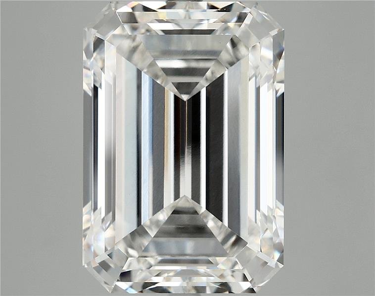 13.10ct F VVS2 Rare Carat Ideal Cut Emerald Lab Grown Diamond