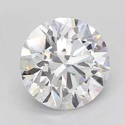 2.56ct D IF Rare Carat Ideal Cut Round Lab Grown Diamond