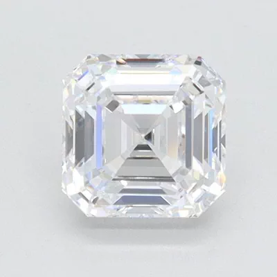 1.07ct E IF Rare Carat Ideal Cut Asscher Lab Grown Diamond