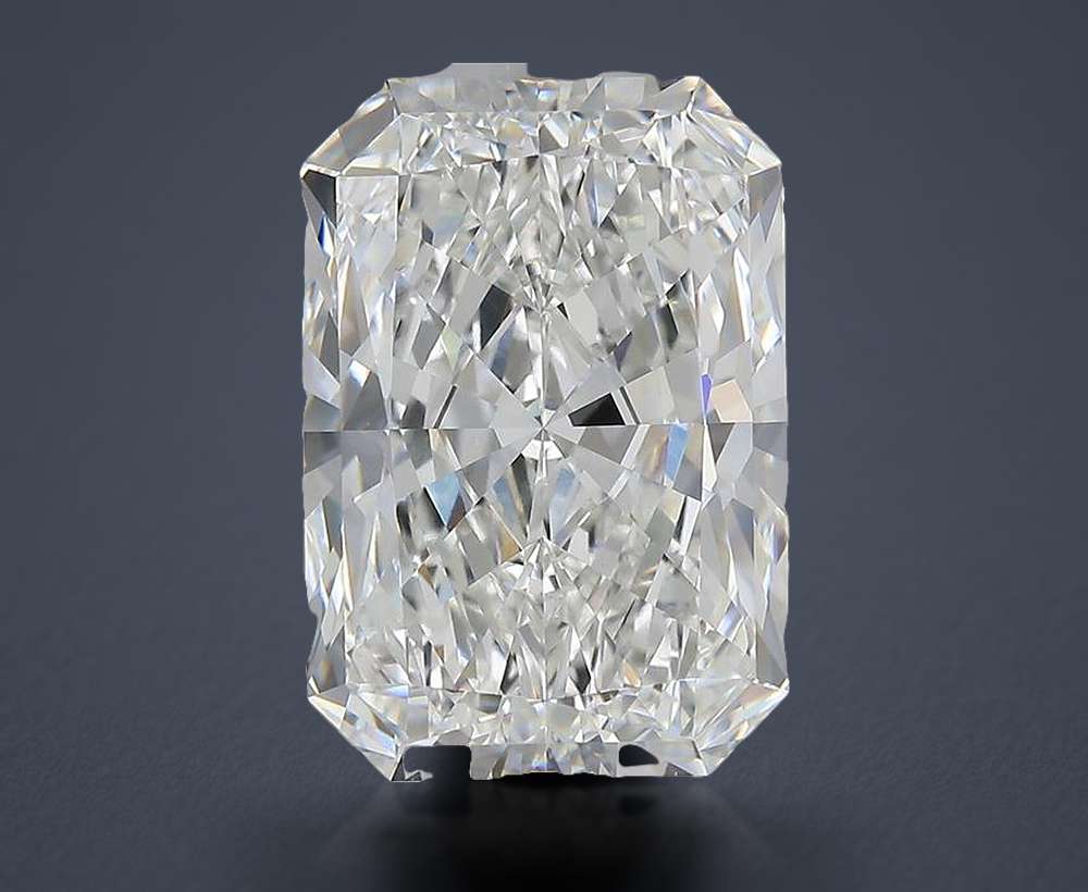 10.26ct F VVS2 Rare Carat Ideal Cut Radiant Lab Grown Diamond
