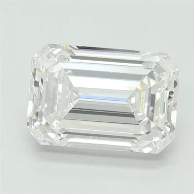 2.57ct E VS1 Rare Carat Ideal Cut Emerald Lab Grown Diamond