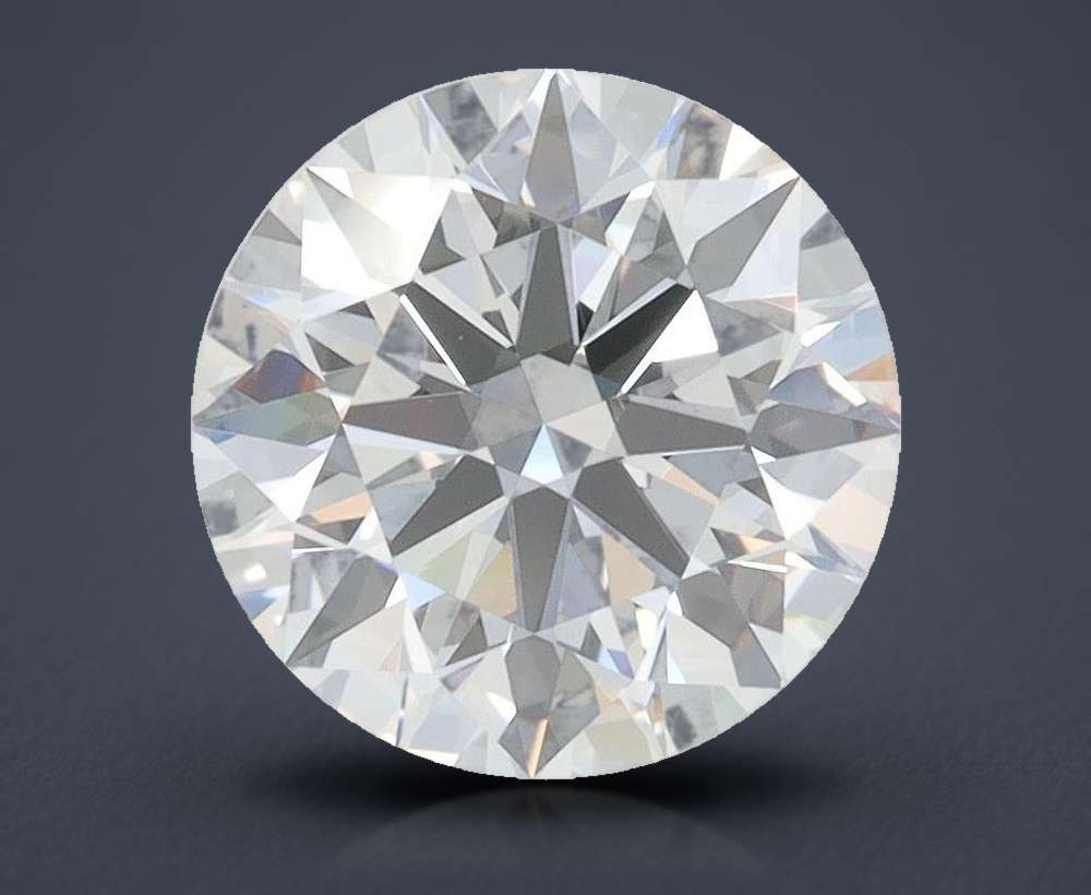 2.65ct D VVS1 Rare Carat Ideal Cut Round Lab Grown Diamond