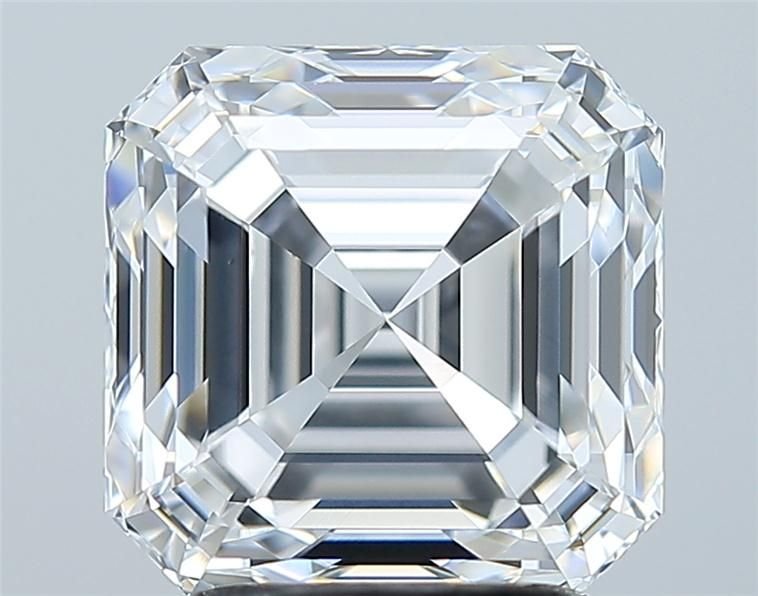3.10ct D VS1 Very Good Cut Asscher Diamond