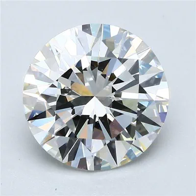 3.57ct J VVS2 Excellent Cut Round Diamond