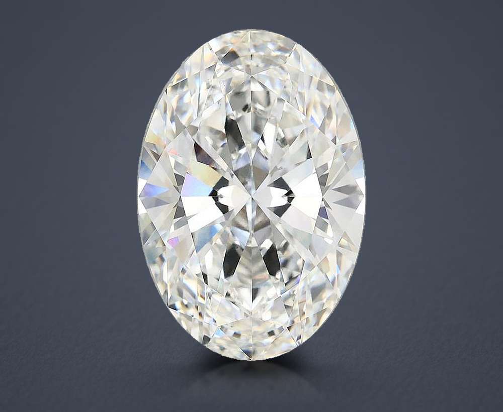 12.38ct E VS1 Rare Carat Ideal Cut Oval Lab Grown Diamond
