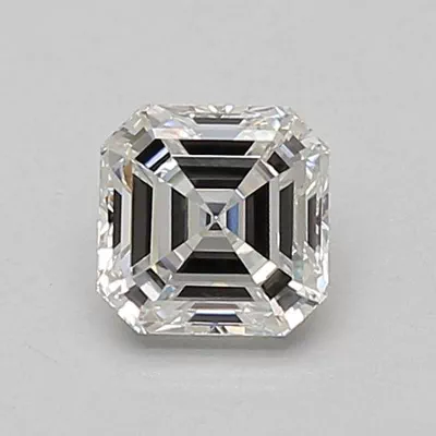 0.79ct E VVS1 Very Good Cut Asscher Lab Grown Diamond