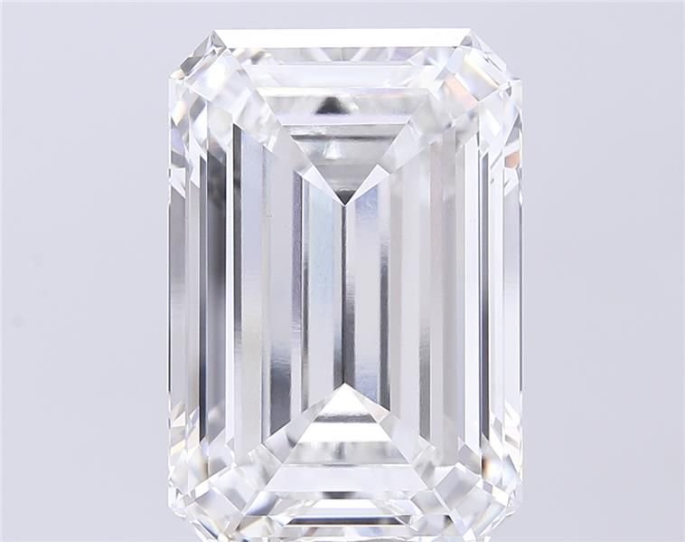 15.04ct G VVS2 Rare Carat Ideal Cut Emerald Lab Grown Diamond