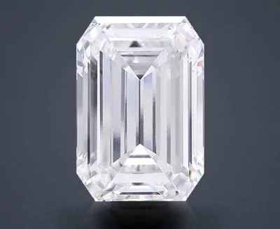 15.04ct G VVS2 Rare Carat Ideal Cut Emerald Lab Grown Diamond