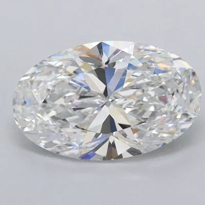 1.03ct D IF Rare Carat Ideal Cut Oval Lab Grown Diamond