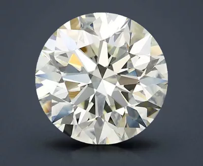 3.06ct J SI1 Rare Carat Ideal Cut Round Diamond