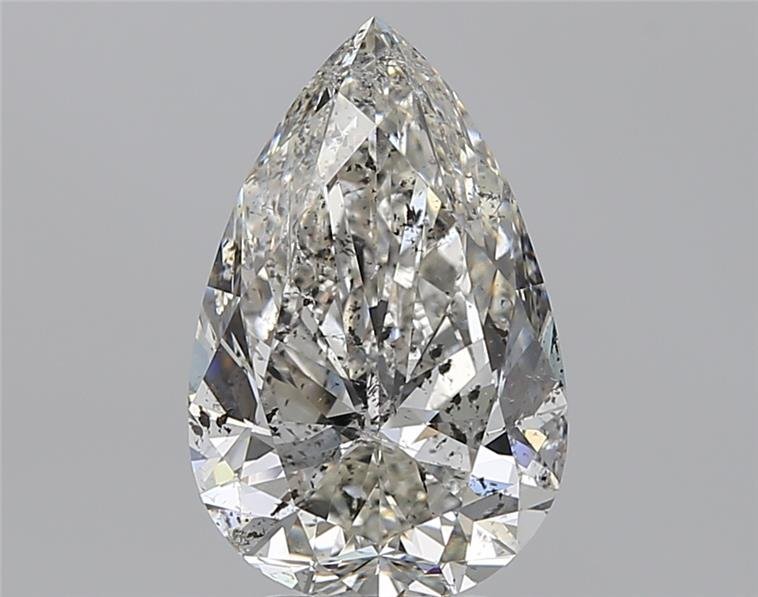 4.00ct G SI2 Rare Carat Ideal Cut Pear Diamond