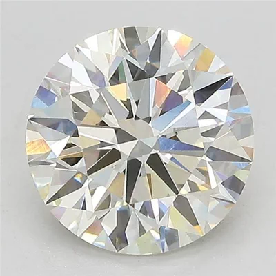 3.06ct J VS1 Rare Carat Ideal Cut Round Lab Grown Diamond