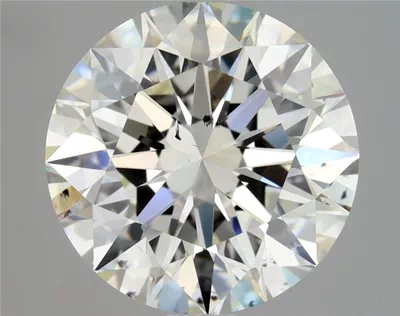 3.02ct J SI1 Rare Carat Ideal Cut Round Diamond