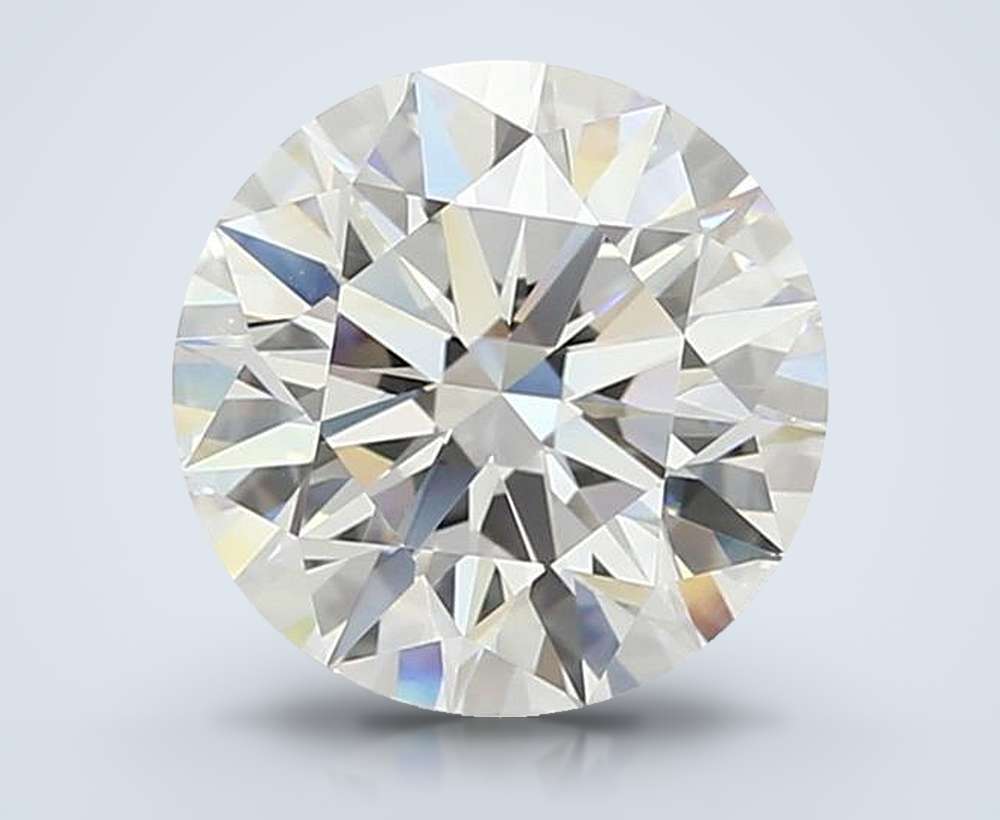 2.87ct D IF Excellent Cut Round Lab Grown Diamond