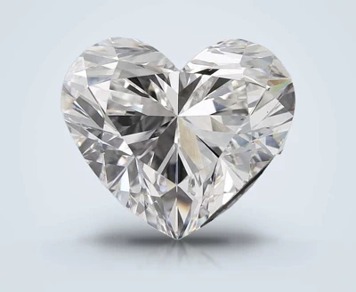 5.02ct G VS1 Rare Carat Ideal Cut Heart Lab Grown Diamond