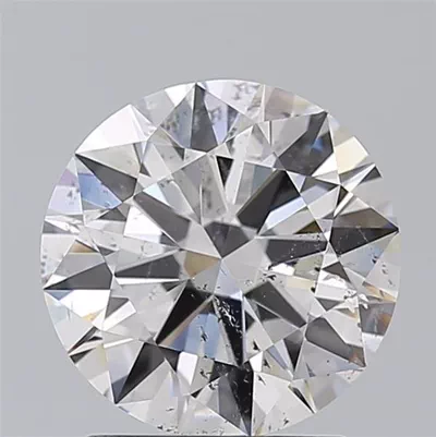 2.03ct E SI2 Rare Carat Ideal Cut Round Diamond