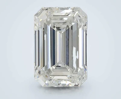 4.08ct F VS1 Rare Carat Ideal Cut Emerald Lab Grown Diamond