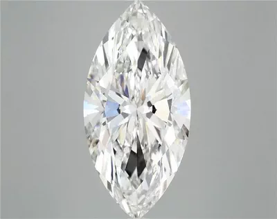 6.04ct F VS1 Rare Carat Ideal Cut Marquise Lab Grown Diamond