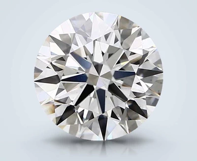 3.84ct H VS2 Rare Carat Ideal Cut Round Lab Grown Diamond