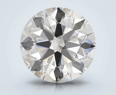 5.03ct F VS2 Rare Carat Ideal Cut Round Diamond