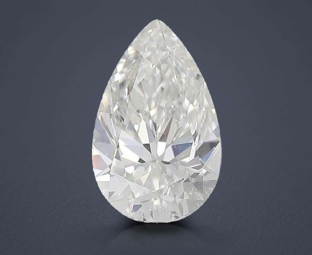 1.51ct I SI1 Rare Carat Ideal Cut Pear Diamond