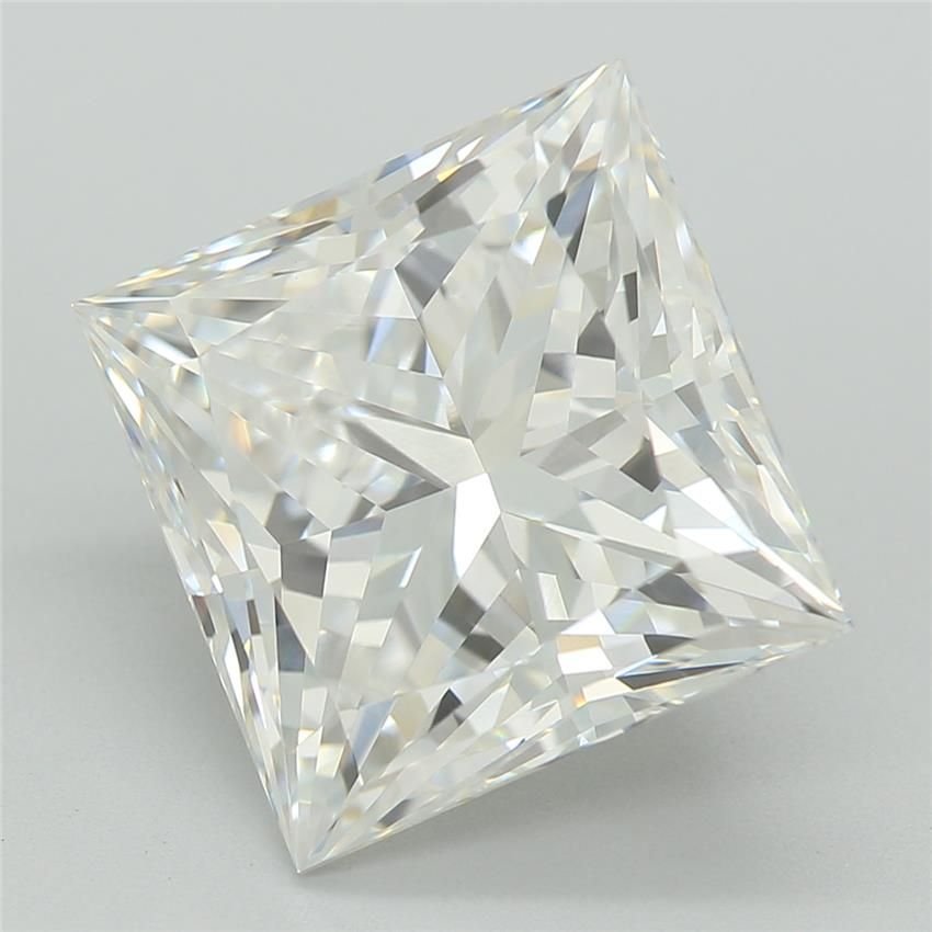 4.03ct E VVS2 Rare Carat Ideal Cut Princess Lab Grown Diamond