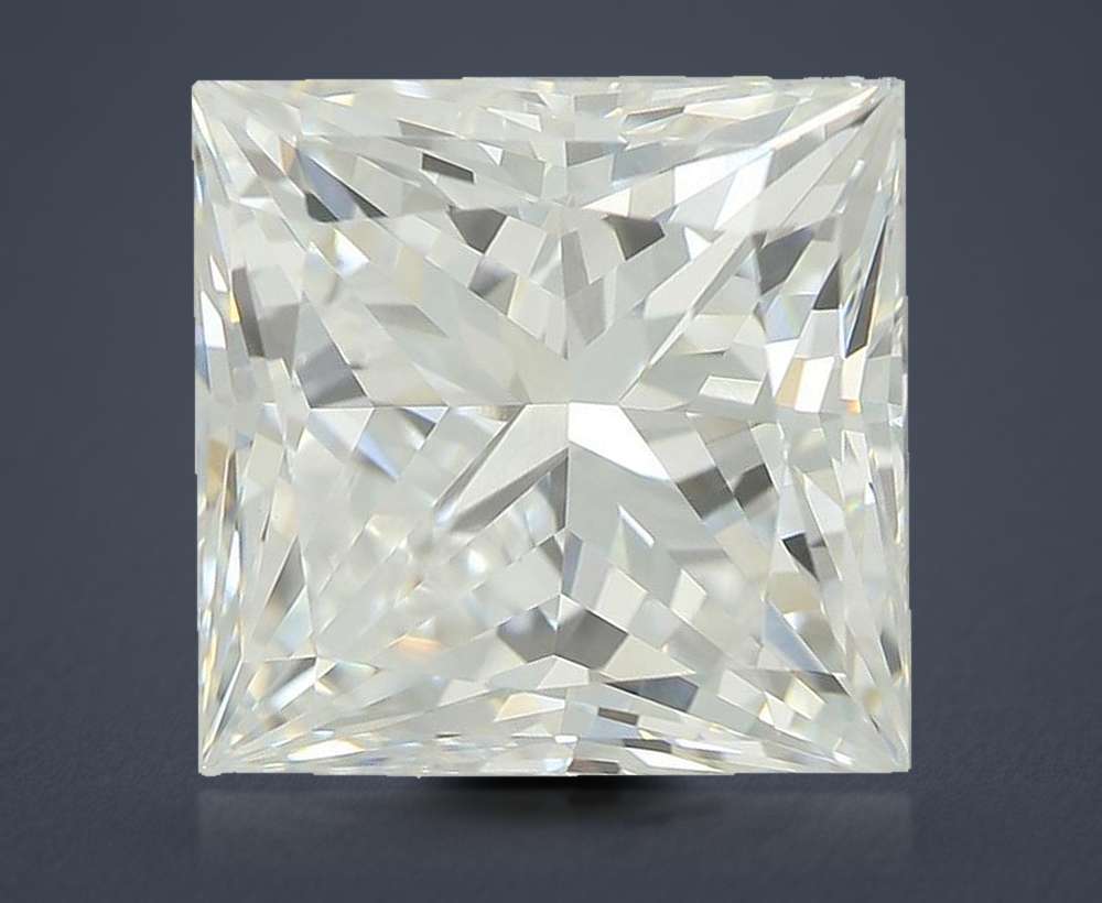 4.03ct E VVS2 Rare Carat Ideal Cut Princess Lab Grown Diamond
