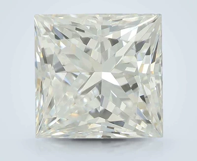 4.03ct E VVS2 Rare Carat Ideal Cut Princess Lab Grown Diamond