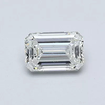 0.53ct H VS2 Rare Carat Ideal Cut Emerald Diamond